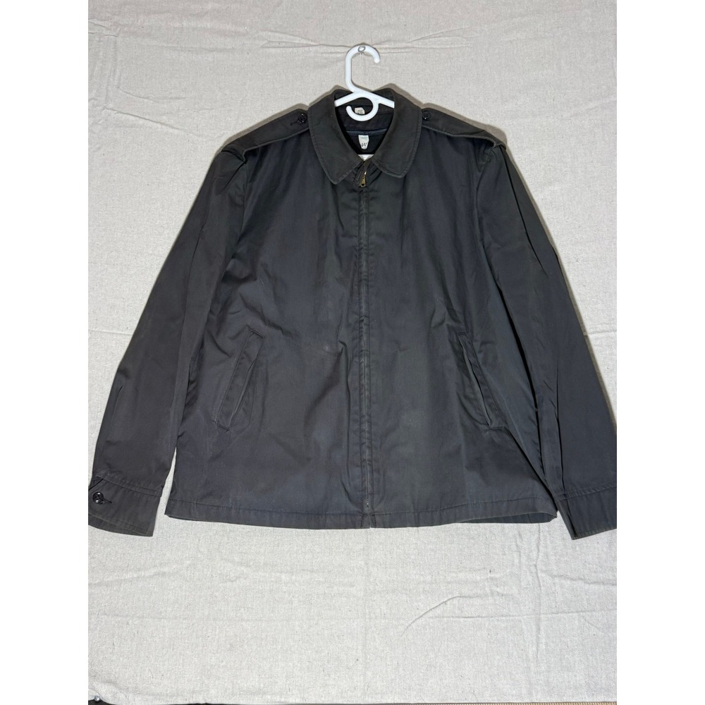 Blauer Army Jacket Mens 44R Black Water Repellant Military Utility Liner 385